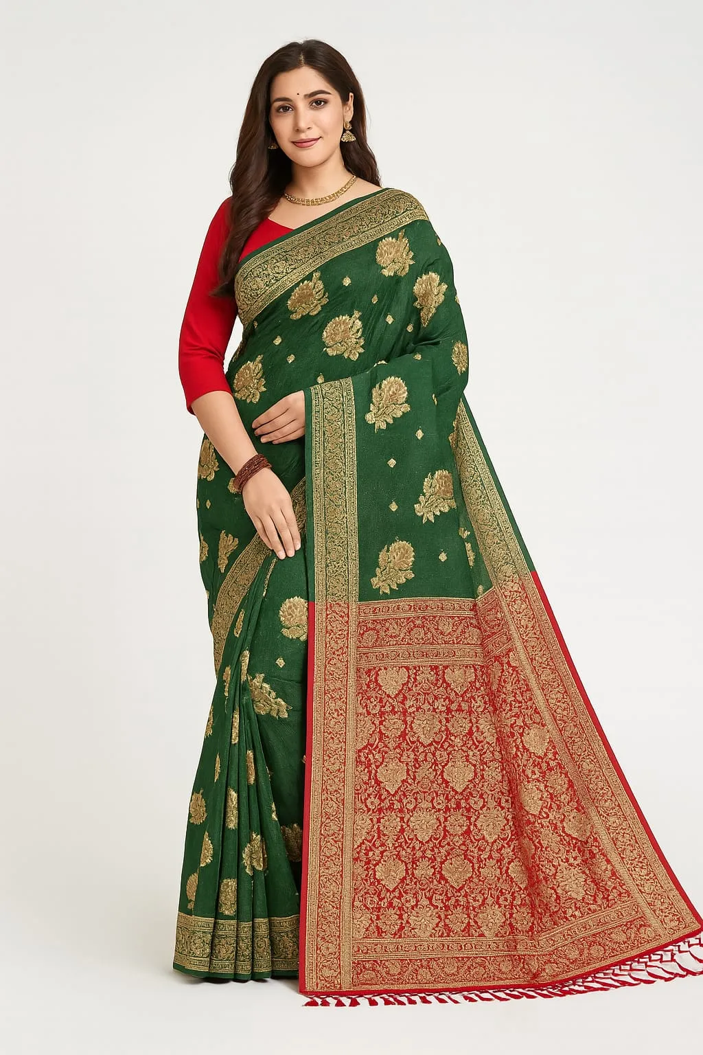 KOMAL'' with blouse & jhalar