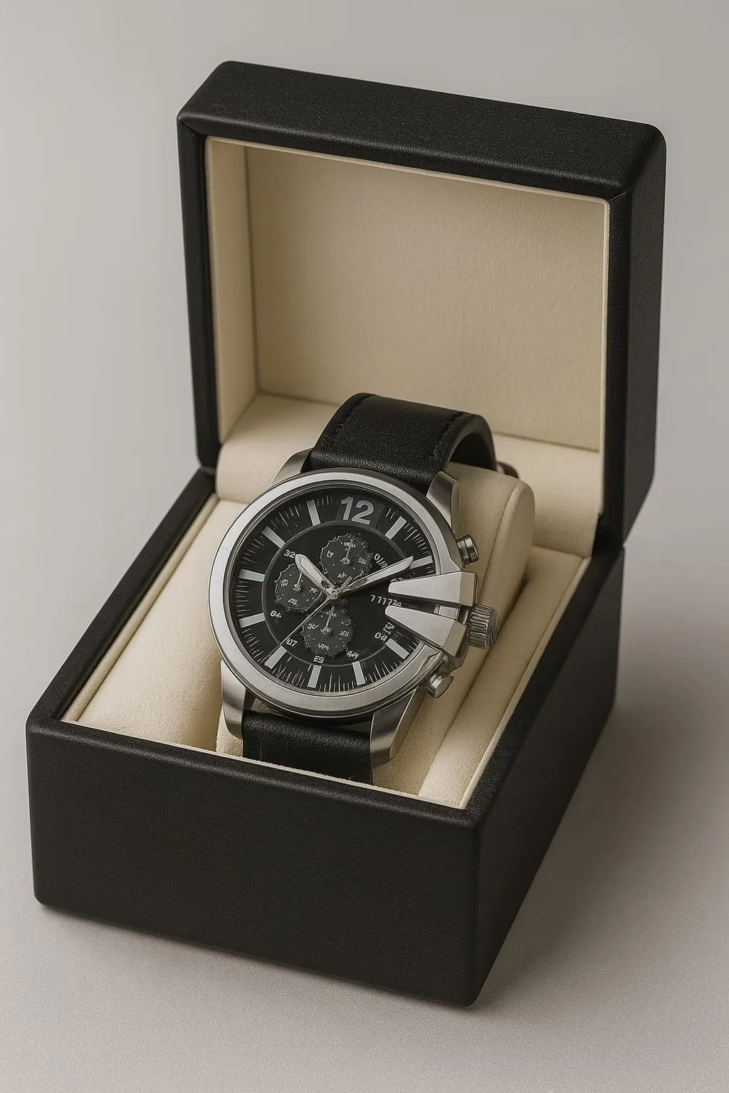 Leather belt Watch