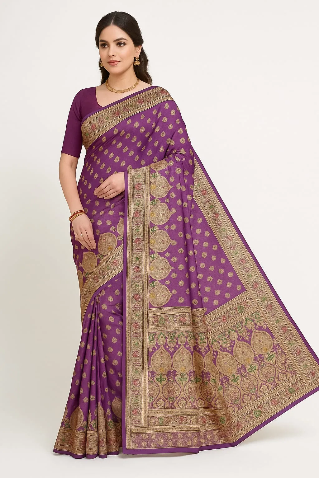 Rajrani silky with blouse